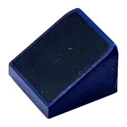 Slope 30 1 x 1 x 2/3 with Black Surface Pattern