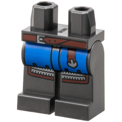 Hips and Legs with Blue Surcoat, Reddish Brown Belt and Silver Chain Mail Pattern Hips and Legs with Blue Surcoat, Reddish Brown Belt and Silver Chain Mail Pattern