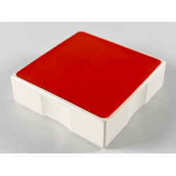 Duplo, Tile 2 x 2 with Shape Red Square Pattern Duplo, Tile 2 x 2 with Shape Red Square Pattern