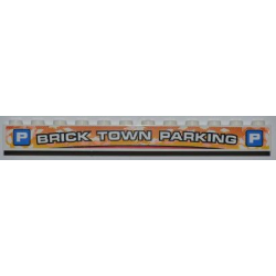 Brick 1 x 12 with 'BRICK TOWN PARKING' and 2 Parking Signs Pattern (Sticker) - Set 8186 Brick 1 x 12 with 'BRICK TOWN PARKING' and 2 Parking Signs Pattern (Sticker) - Set 8186