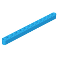 Technic, Liftarm Thick 1 x 13 - Dark Azure