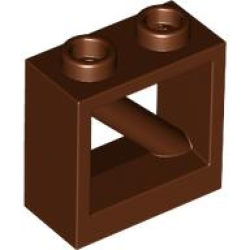 Fence 1 x 2 x 1 2/3 with Diagonal Bar