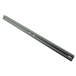 Train, Track Rail Straight 16L with Slots - Light Gray Train, Track Rail Straight 16L with Slots - Light Gray