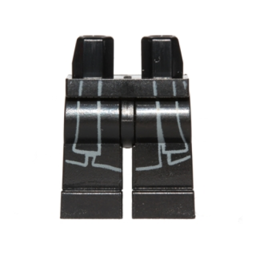 Деталь LEGO 970c00pb0460 Hips and Legs with SW Sith Robe Pattern (Darth Maul)