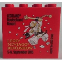 Brick 2 x 4 x 3 with Legoland Deutschland Resort Lego Ninjago Roadshow 5-6. September 2015 Pattern Brick 2 x 4 x 3 with Legoland Deutschland Resort Lego Ninjago Roadshow 5-6. September 2015 Pattern