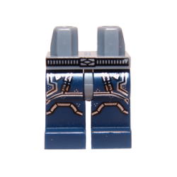 Hips and Dark Blue Legs with Silver Belt and Armor Pattern Hips and Dark Blue Legs with Silver Belt and Armor Pattern