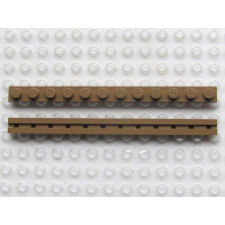 Modulex, Window Frame Section, Top 1 x 12 (LEGO on Studs)