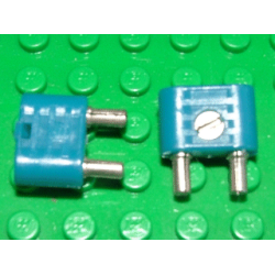 Electric, Connector, 2-Way Male Rounded Narrow Type 1 with Cross-Cut Pins Electric, Connector, 2-Way Male Rounded Narrow Type 1 with Cross-Cut Pins