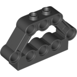 Technic, Pin Connector Block 1 x 5 x 3 - Black Technic, Pin Connector Block 1 x 5 x 3 - Black