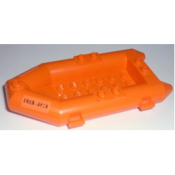 Boat, Rubber Raft, Small with 'RB-23' Pattern on Both Sides (Stickers) - Set 7739 Boat, Rubber Raft, Small with 'RB-23' Pattern on Both Sides (Stickers) - Set 7739