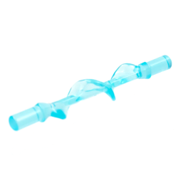 Power Burst, Bolt Spiral with Bar Ends - Trans-Light Blue Power Burst, Bolt Spiral with Bar Ends - Trans-Light Blue