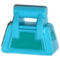 Friends Accessories Handbag with Dark Turquoise Zipper and Side Pattern Friends Accessories Handbag with Dark Turquoise Zipper and Side Pattern