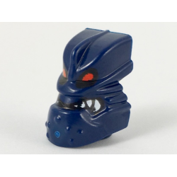 Minifigure, Head, Modified Bionicle Piraka Vezok with Eyes and Teeth Pattern Minifigure, Head, Modified Bionicle Piraka Vezok with Eyes and Teeth Pattern