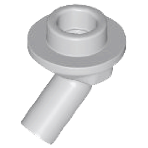 Деталь LEGO 65578 Bar 1L with Angled Hollow Stud - Light Bluish Gray