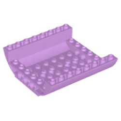 Slope, Curved 8 x 8 x 2 Inverted Double - Medium Lavender