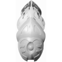 Bionicle Rahkshi Kraata Stage 3 with Marbled Pattern (list head color, describe the rest) - Lime