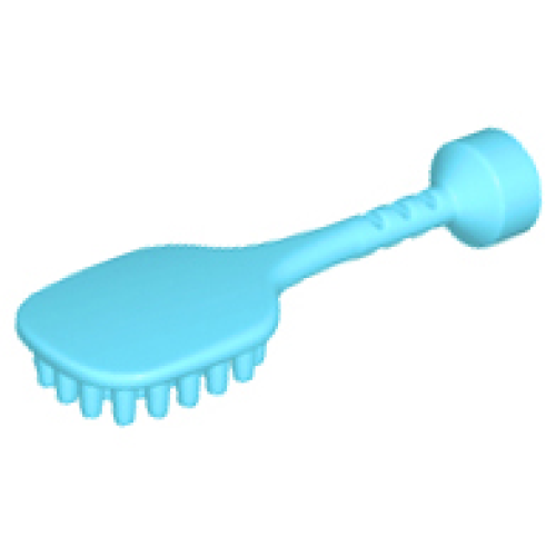 Деталь LEGO 24807 Duplo Utensil Brush with Handle - Medium Azure