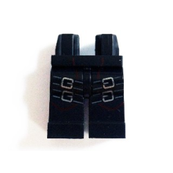 Hips and Legs with 4 Silver Belt Buckles and Dark Red Lines Pattern (Arsenal)