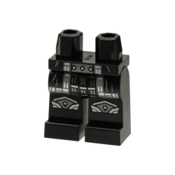 Hips and Legs with Armor Coattails, Silver and Pearl Dark Gray Knee Pads and Trim Pattern Hips and Legs with Armor Coattails, Silver and Pearl Dark Gray Knee Pads and Trim Pattern