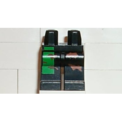 Hips and Legs with Alpha Team Green Stripe and Brown Camouflage Spots Pattern Hips and Legs with Alpha Team Green Stripe and Brown Camouflage Spots Pattern