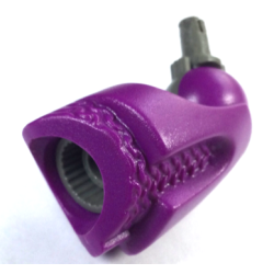 Galidor Limb Arm/Leg Tager, Top Section with Dark Gray Rotation Joint Pin - Purple Galidor Limb Arm/Leg Tager, Top Section with Dark Gray Rotation Joint Pin - Purple