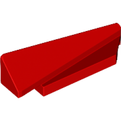 Wedge 5 x 1 x 1 1/3 with 4 x 1 Base Right - Red