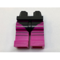 Hips and Magenta Legs with Black Leotard and 5 Black Stripes Pattern Hips and Magenta Legs with Black Leotard and 5 Black Stripes Pattern