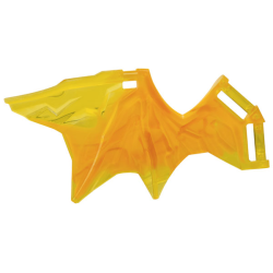 Dragon Wing 11 x 5 with Bar Handles with Marbled Bright Light Orange Pattern Dragon Wing 11 x 5 with Bar Handles with Marbled Bright Light Orange Pattern