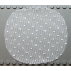 Minifigure, Bridal Veil, Cloth with Silver Dots Pattern