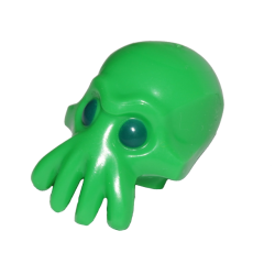 Minifigure, Head, Modified Alien with 4 Mouth Tentacles with Dark Blue Eyes Pattern Minifigure, Head, Modified Alien with 4 Mouth Tentacles with Dark Blue Eyes Pattern