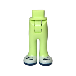 Mini Doll Hips and Trousers with Back Pockets with White Shoes, Dark Blue Laces and Soles Pattern - Thick Hinge Mini Doll Hips and Trousers with Back Pockets with White Shoes, Dark Blue Laces and Soles Pattern - Thick Hinge