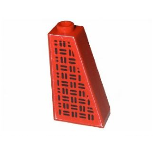 Деталь LEGO 4460pb006L Slope 75 2 x 1 x 3 with Corrugation Pattern on Left Side (Sticker) - Set 8443