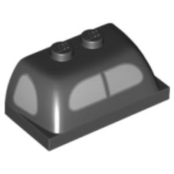 Windscreen 2 x 4 x 1 1/3 with Silver Side Windows and Split Rear Window Pattern Windscreen 2 x 4 x 1 1/3 with Silver Side Windows and Split Rear Window Pattern