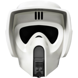 Large Figure Head Modified SW Scout Trooper Helmet Pattern Large Figure Head Modified SW Scout Trooper Helmet Pattern