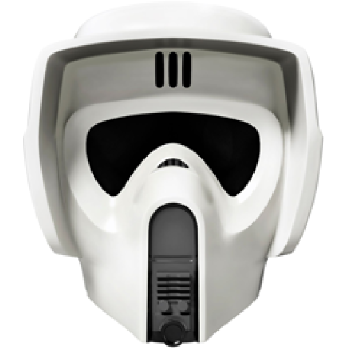 Деталь LEGO bb0788c01pb01 Large Figure Head Modified SW Scout Trooper Helmet Pattern