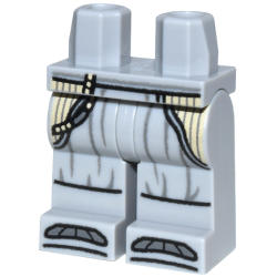 Hips and Legs with SW Robe Ends, Tan Belt Flaps and Beaded Strap, Black and Dark Bluish Gray Boot Tips Pattern Hips and Legs with SW Robe Ends, Tan Belt Flaps and Beaded Strap, Black and Dark Bluish Gray Boot Tips Pattern