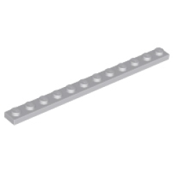Plate 1 x 12 - Light Bluish Gray