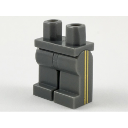 Hips and Legs with 2 Yellow Vertical Stripes on Side Pattern Hips and Legs with 2 Yellow Vertical Stripes on Side Pattern