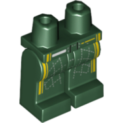 Hips and Legs with Racing Suit, Silver Stitching and Yellow Stripes Pattern Hips and Legs with Racing Suit, Silver Stitching and Yellow Stripes Pattern