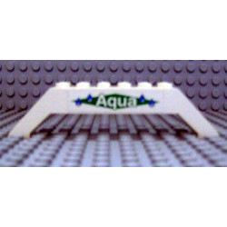 Slope 45 10 x 2 x 2 Double with 'Aqua' and Water Drops Pattern both sides (Stickers) - Set 4553 Slope 45 10 x 2 x 2 Double with 'Aqua' and Water Drops Pattern both sides (Stickers) - Set 4553