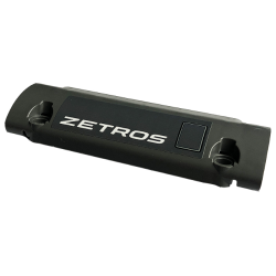 Technic, Panel Curved 11 x 3 with 2 Pin Holes through Panel Surface with 'ZETROS' Pattern Model Left Side (Sticker) - Set 42129