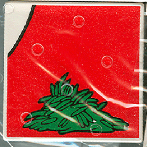 Деталь LEGO 2756pb060 Duplo, Tile 2 x 2 x 1 with Cow Mosaic Picture 06 Pattern