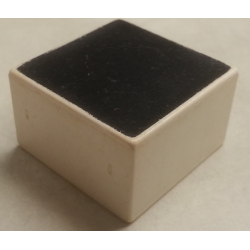 Duplo, Tile 2 x 2 x 1 with Flat Sides with Shape Black Square Pattern Duplo, Tile 2 x 2 x 1 with Flat Sides with Shape Black Square Pattern