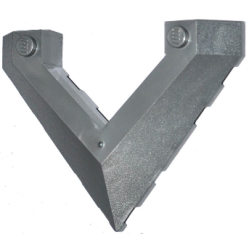 Wedge 6 x 8 Pointed Cutout