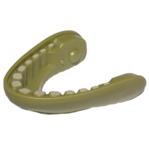 Деталь LEGO 16873pb01 Dewback Jaw Lower with Teeth Pattern