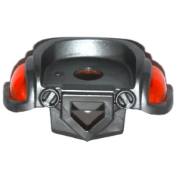 Minifigure Armor Breastplate with Pentagonal Cutout on Front and 2 Studs on Back with Molded Trans-Neon Orange Shoulder Pads Pattern Minifigure Armor Breastplate with Pentagonal Cutout on Front and 2 Studs on Back with Molded Trans-Neon Orange Shoulder Pads Pattern