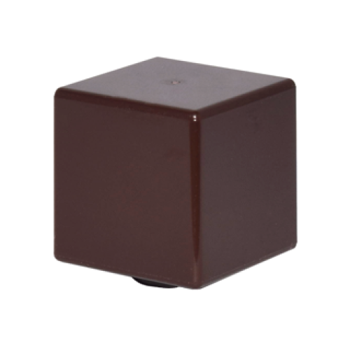 Деталь LEGO 19729 Minifigure, Head, Modified Cube - Dark Brown