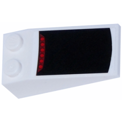 Slope 18 4 x 2 with Ford Mustang Rear Window and 6 Red Dots Third Taillight Pattern (Sticker) - Set 75871