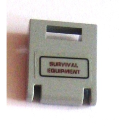 Container, Box 2 x 2 x 2 Door with Slot with 'SURVIVAL EQUIPMENT' Pattern (Sticker) - Set 7477 Container, Box 2 x 2 x 2 Door with Slot with 'SURVIVAL EQUIPMENT' Pattern (Sticker) - Set 7477