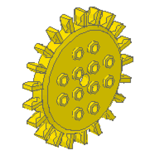 Деталь LEGO 742 Technic, Gear Samsonite 21 Tooth